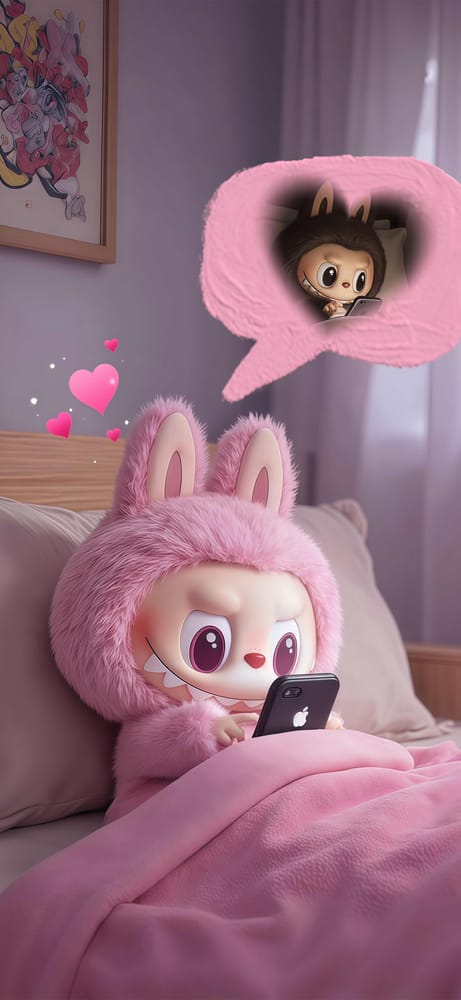  Love Text Labubu